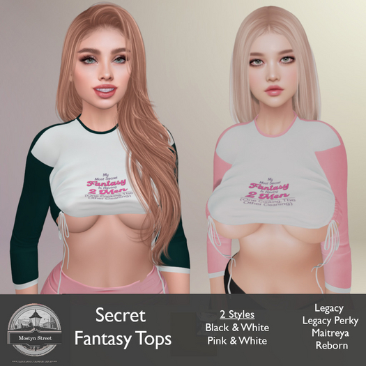 Mostyn St - My Secret Fantasy Tops