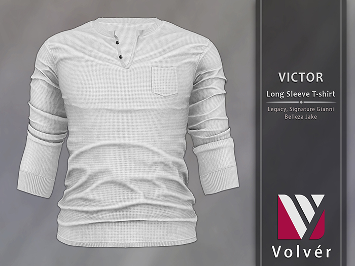 ///Volver// Victor Long Sleeve T-Shirt - White