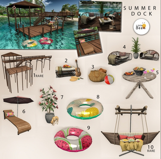 01 - Little Bee - Summer Dock RARE