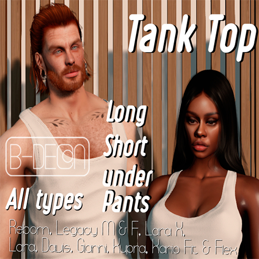 B-DE@N Tank Top Pack 7-All Types