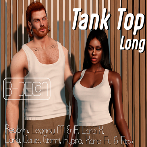 B-DE@N Tank Top Pack 2-Long 