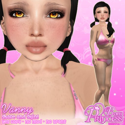 :*BP*: VANNY Shape and Skin for kids, with freckles