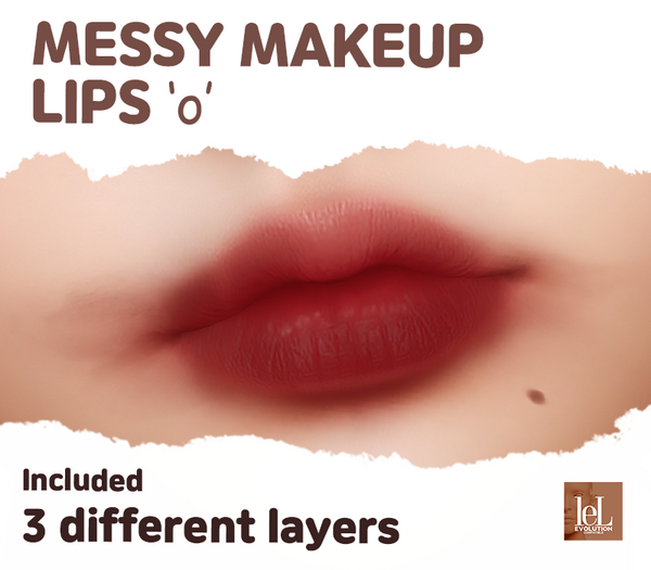 " ANJI " _  MESSY MAKEUP : LIPS 'o'