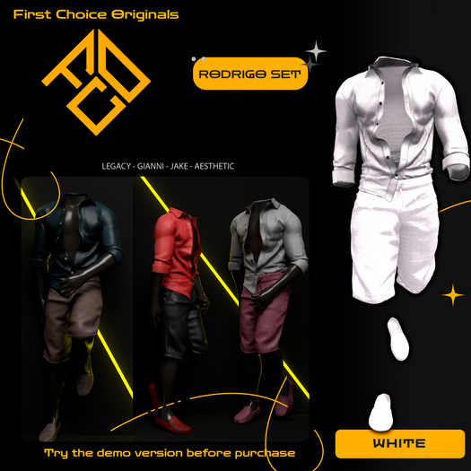 .: [F.C.O.] Rodrigo Set [White] :.