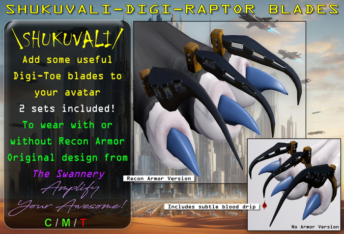 Shukuvali - Digi-Raptor Blades