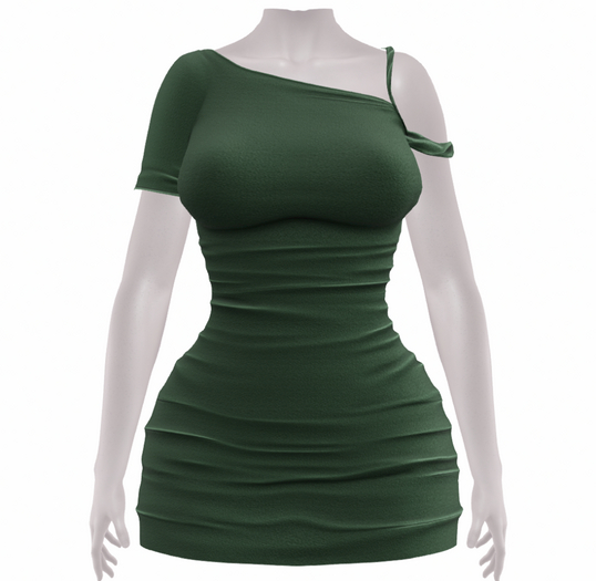 moxy - khy mini dress ( hunter )