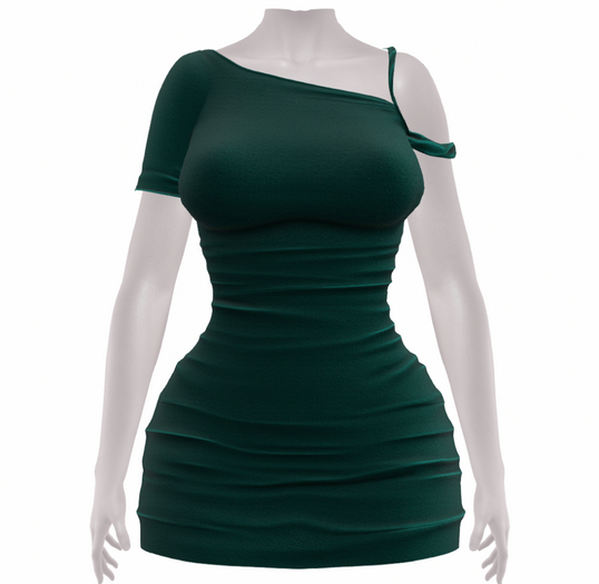 moxy - khy mini dress ( emerald )
