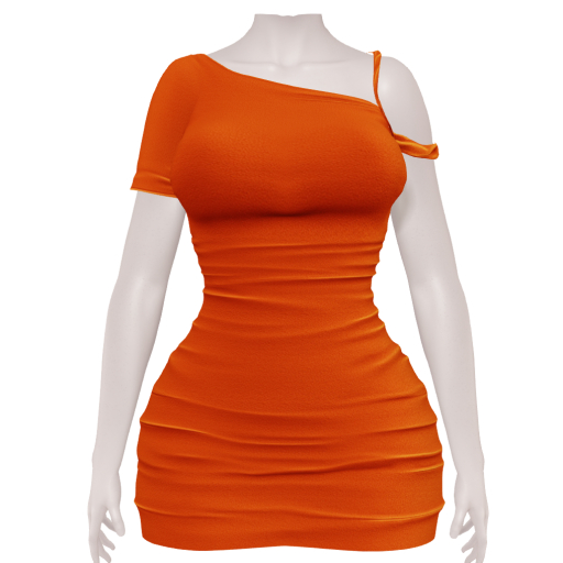 moxy - khy mini dress ( papaya )