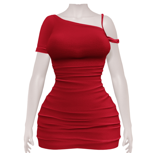 moxy - khy mini dress ( tomato )