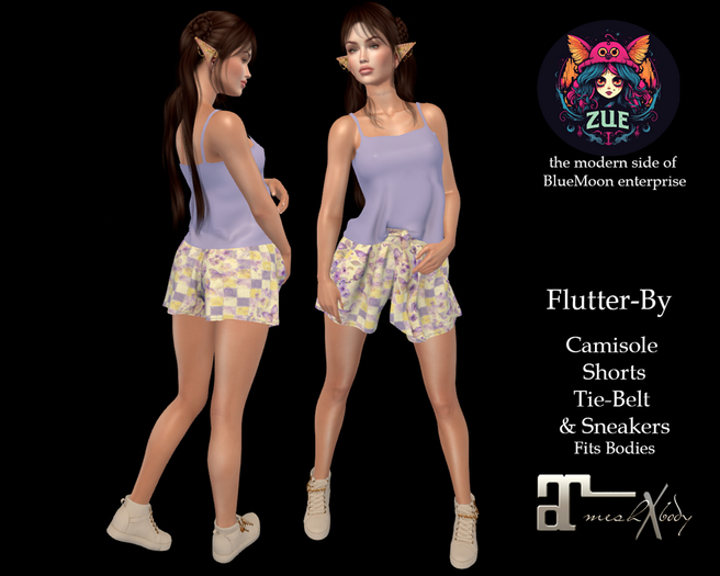  Short Set Flutter-By LaraX ((ADD))