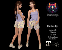  Short Set Flutter-By LaraX ((ADD))