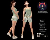  LaraX Sage Short Set ((ADD))