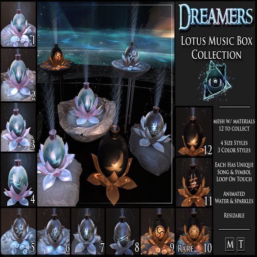 10 RARE // 3rd Eye // Dreamers Lotus MB