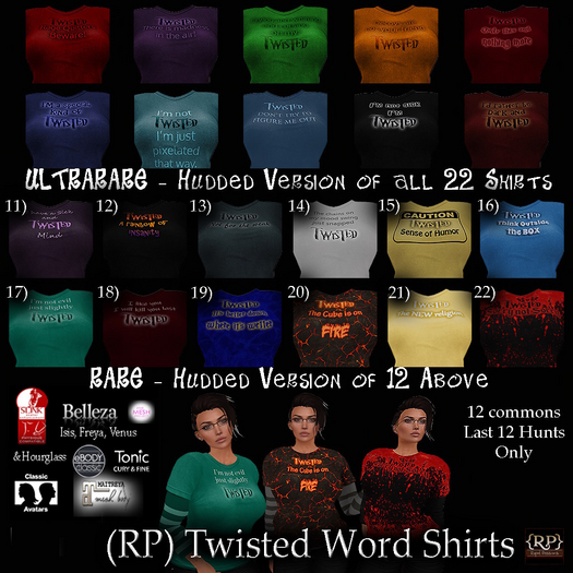 11) Sick and Twisted Mind Shirts