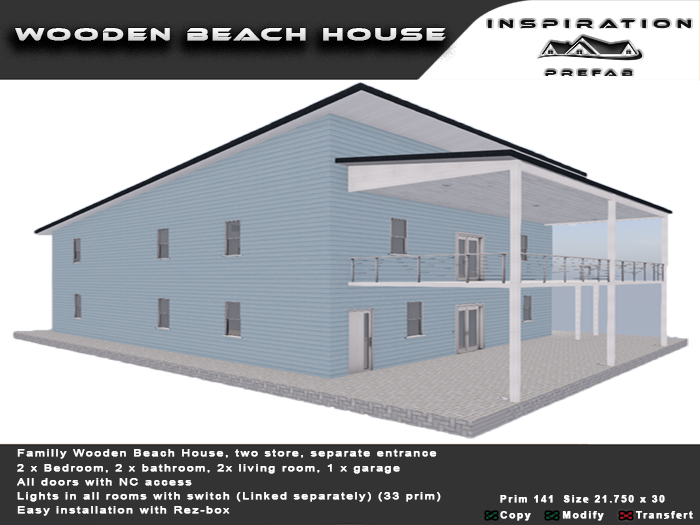 Wooden Beach House