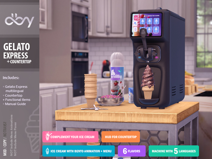 Gelato Express [dark] + Countertop dby