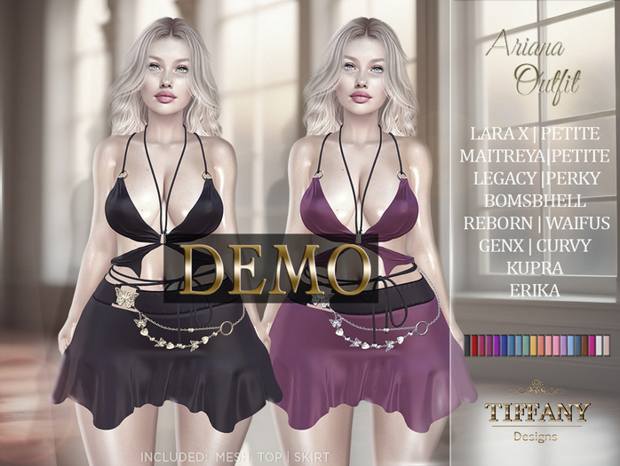 ::TD:: Ariana Outfit [Mesh] DEMO + Lara X