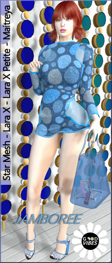 GoodVibes Jamboree Dress Set Blue