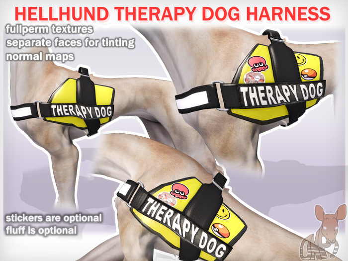 OKP! HELLHUND THERAPY DOG HARNESS