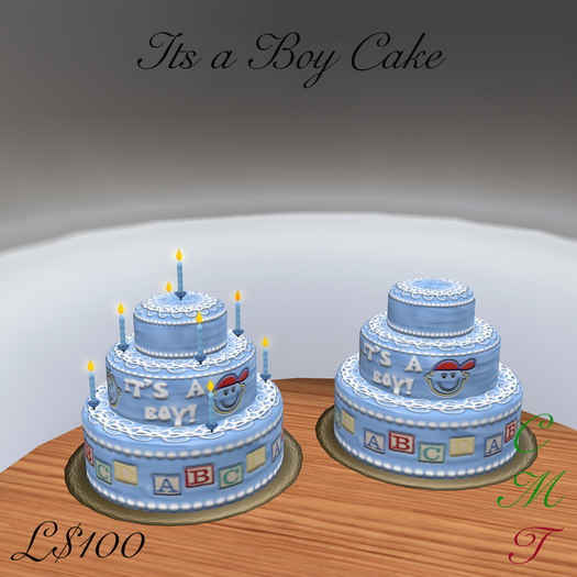 It's a Boy Cake