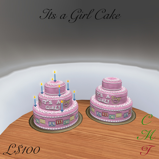 It's a Girl Cake