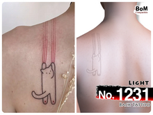 (Back Tattoo) No.1231 Light