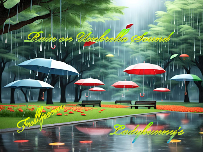 Bunny's Sounds-Rain on Umbrella-full perm