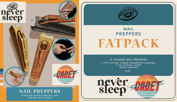 Never Sleep x Space Cadet // Nail Preppers // Fatpack