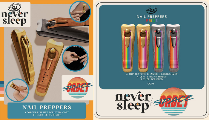 Never Sleep x Space Cadet // Nail Preppers // Pride