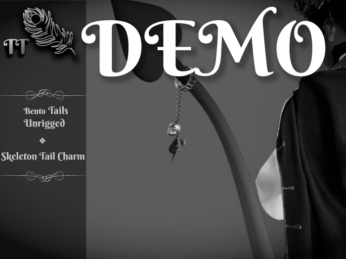Tealeaf Treasures - Skeleton Tail Charm DEMO