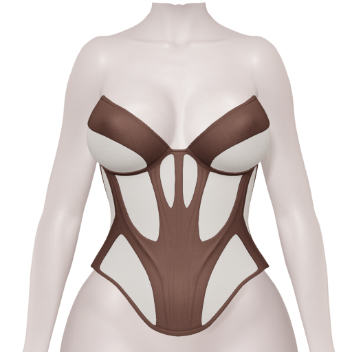 moxy - krys corset umber
