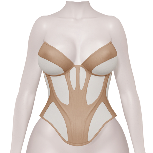 moxy - krys corset clay