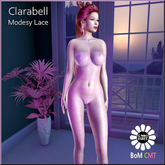 GoodVibes Clarabell BoM Modesty Lace Pink