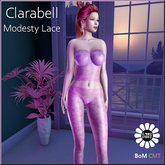 GoodVibes Clarabell BoM Modesty Lace Hot Pink