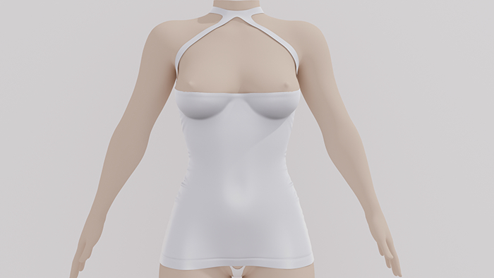 OMNI Rize Dress White