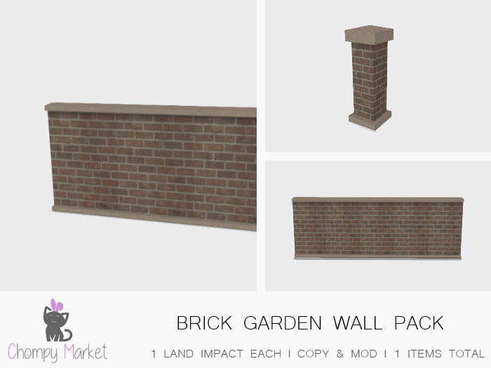 Brick Garden Wall Pack