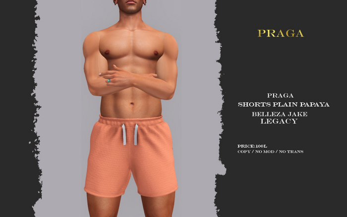 Praga Shorts - Papaya