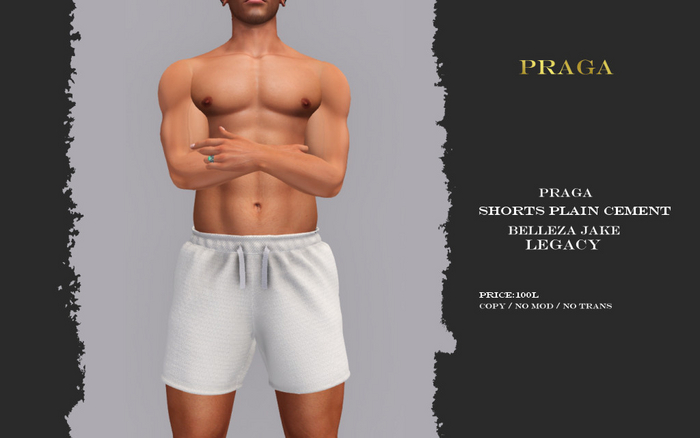Praga Shorts - Cement
