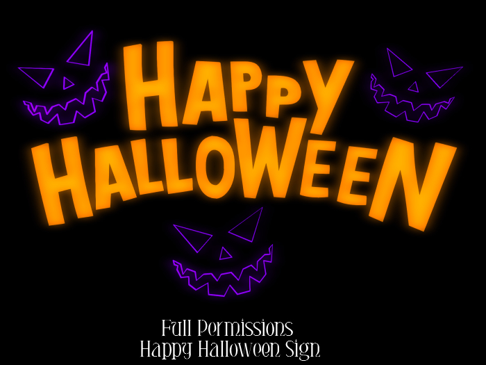 ~VV~ Happy Halloween Sign