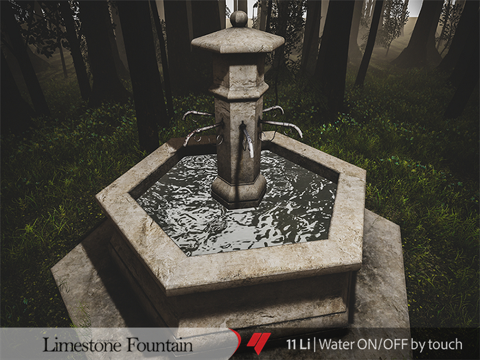 Limestone Fountain