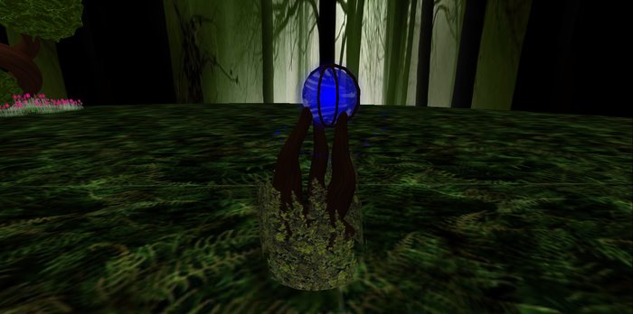 ALMOST FREE ! WHIMSY Mystical SAPPHIRE Essence LAMP LIGHT