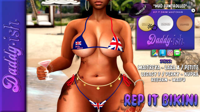 !Daddyish - Rep it Bikini *UNITED KINGDOM* 
