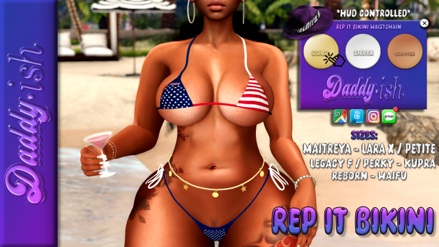 !Daddyish - Rep it Bikini *USA*