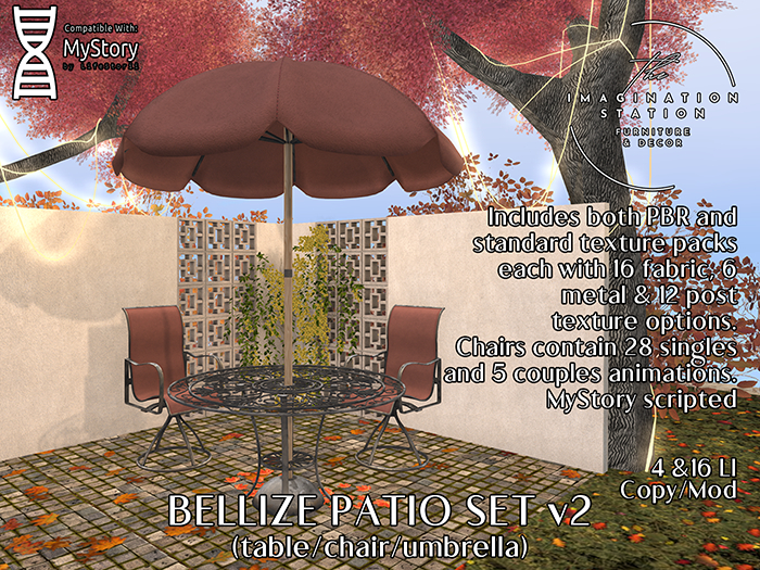 Bellize Patio Set v2