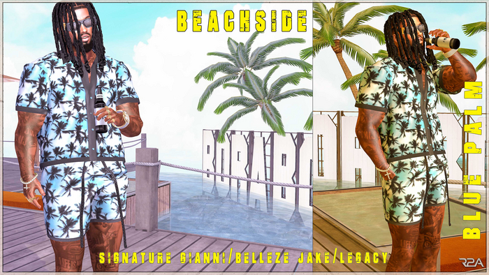 R2A-BeachSide Blue Palm