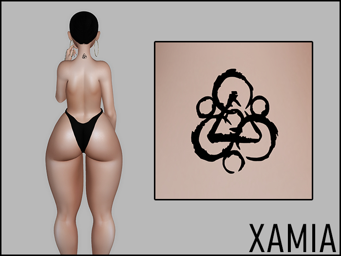 XAMIA - Keywork Neck Tattoo - eBody Reborn & Belleza Jake