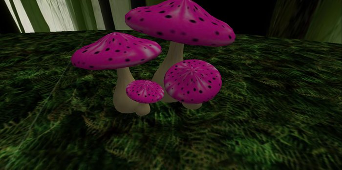 ALMOST FREE! Whimsy's PINK  Mushroom Family