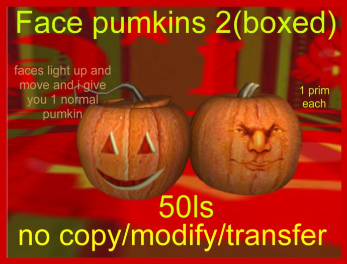 Face pumpkin(boxed)