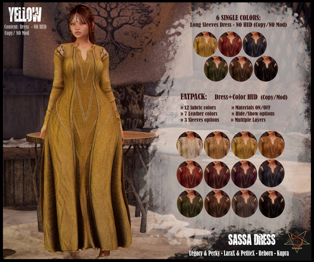 //RKS// Dress Sassa - Yellow