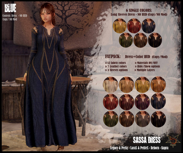 //RKS// Dress Sassa - Blue